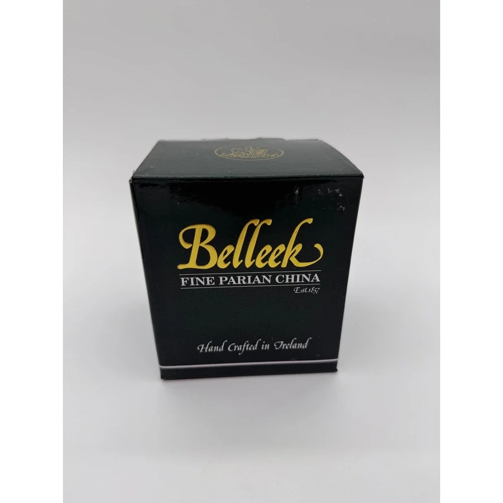Belleek Shamrock Ring Holder Fine Parian China Ireland 2125 New in Box
